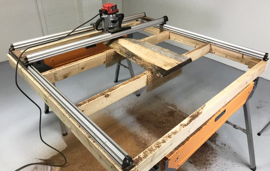 HOW TO BUILD A ROUTER SLED / SLAB FLATTENING MILL 